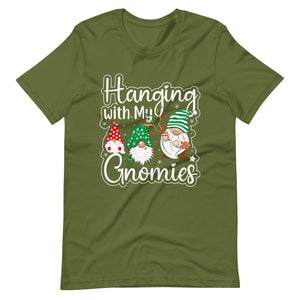 Hanging with my Gnomies. Fun Weihnachten Christmas T-Shirt