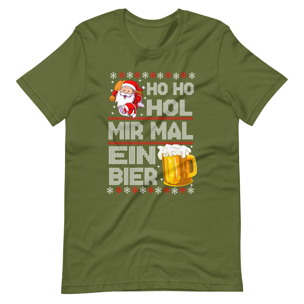 HO HO HOL Mir mal ein Bier! Funny Weihnachten T-Shirt