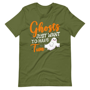 Halloween T-Shirt: Ghosts just want to have FUN - Lustige Geistermode