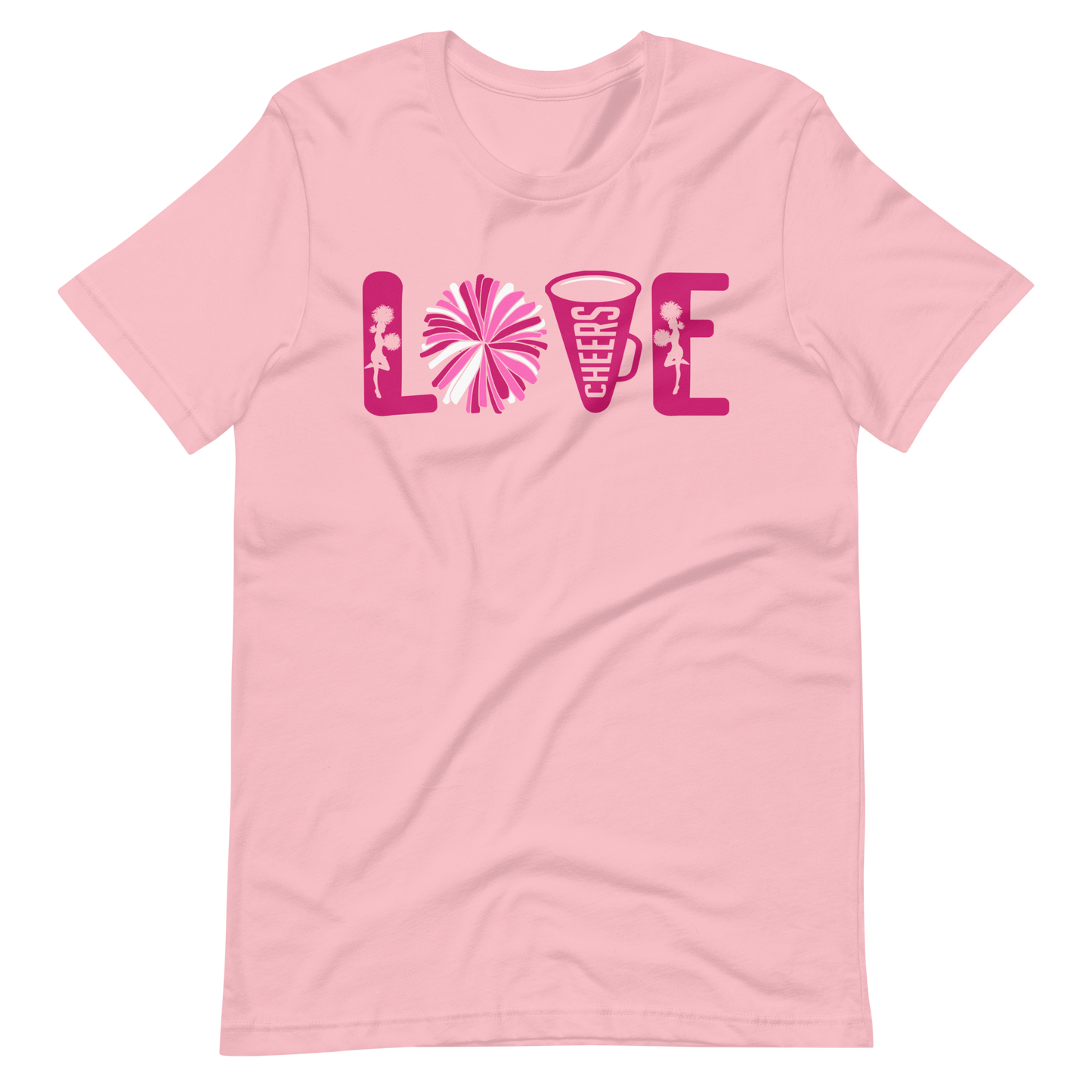 Love Cheerleading! T-Shirt für Damen und Mädchen
