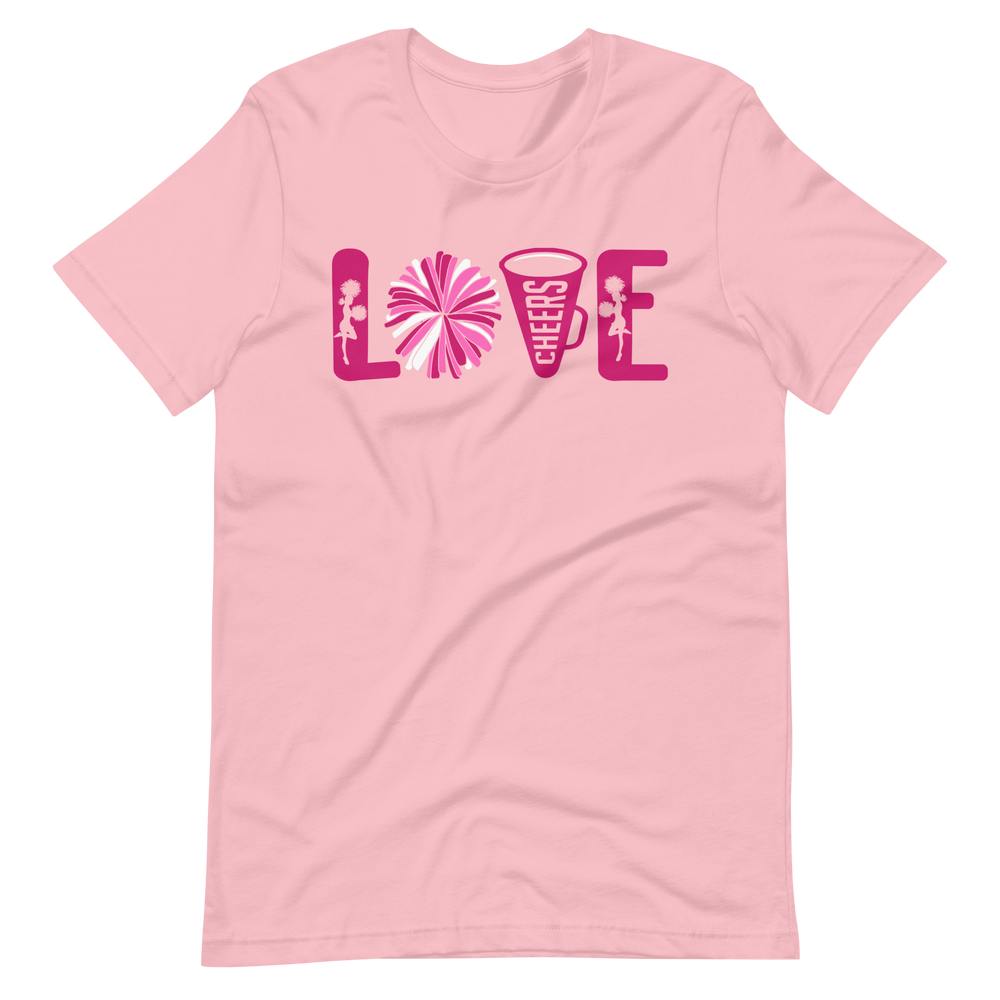 Love Cheerleading! T-Shirt für Damen und Mädchen