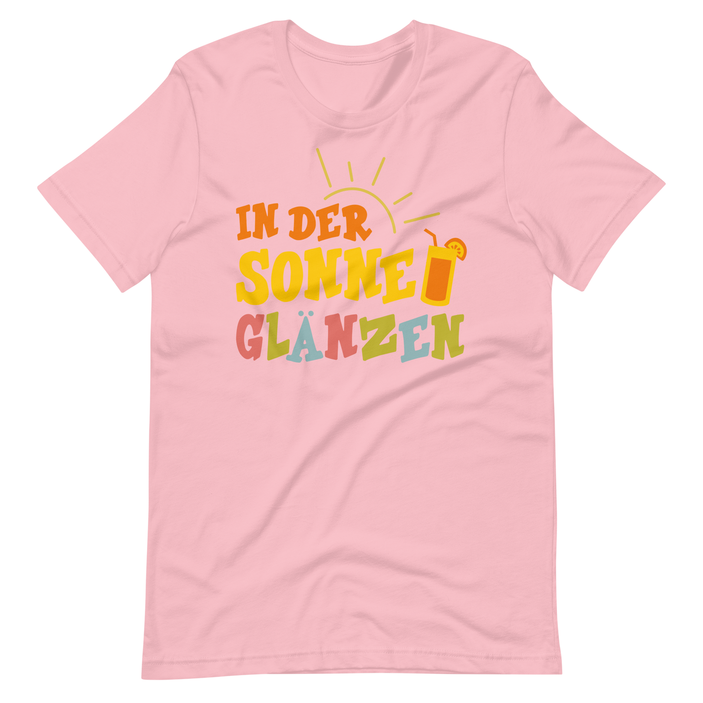 Lustiges T-Shirt "Sonne glänzen!" für den Sommer | Hochwertige Baumwolle