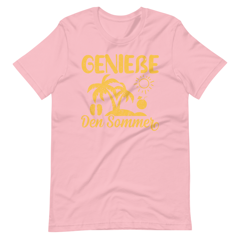 Sommer-T-Shirt "Genieße den Sommer!"