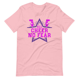 Cheerleading Leidenschaft pur! 'All Cheer, No Fear' T-Shirt für wahre Fans