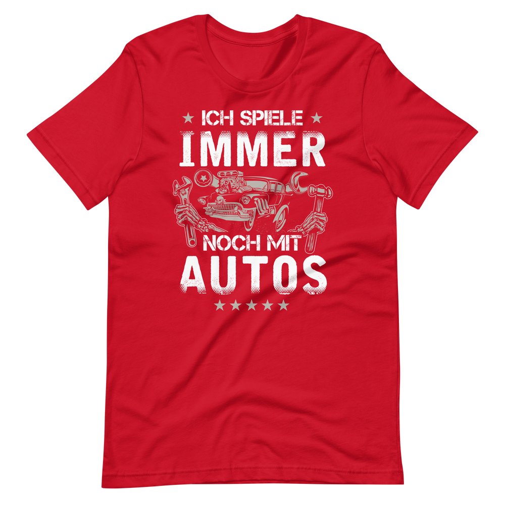 Lustiges T-Shirt - Ich spiele immer noch mit Autos