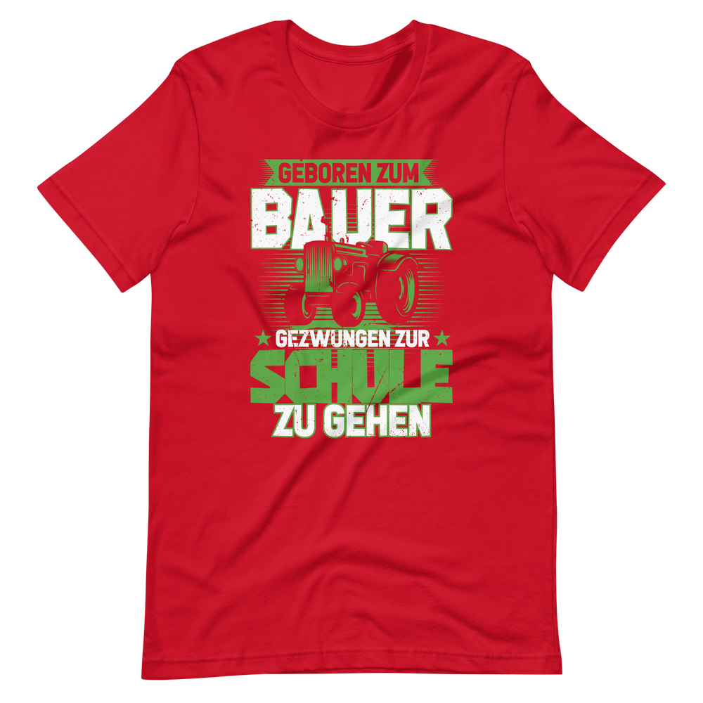 Geboren zum Bauer T-Shirt, witziges Bauernhof Shirt