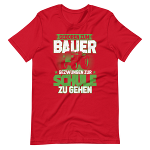 Geboren zum Bauer T-Shirt, witziges Bauernhof Shirt