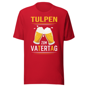 Tulpen zum Vatertag T-Shirt für Männer - Vatertagsgeschenk