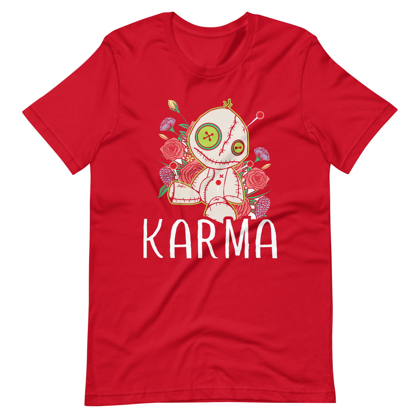 Karma Doll Logo! Einzigartiges T-Shirt für Frauen