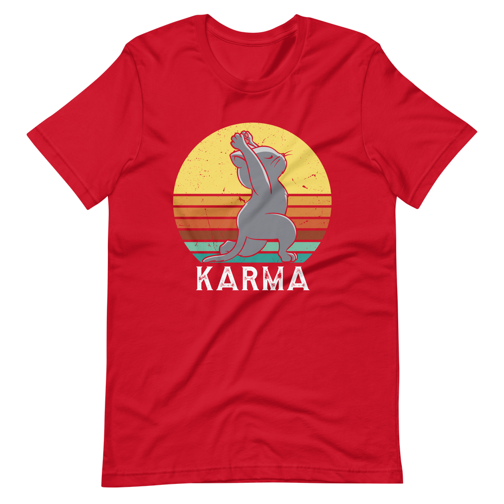 Karma CAT! T-Shirt | Lustiges Katzenmotiv