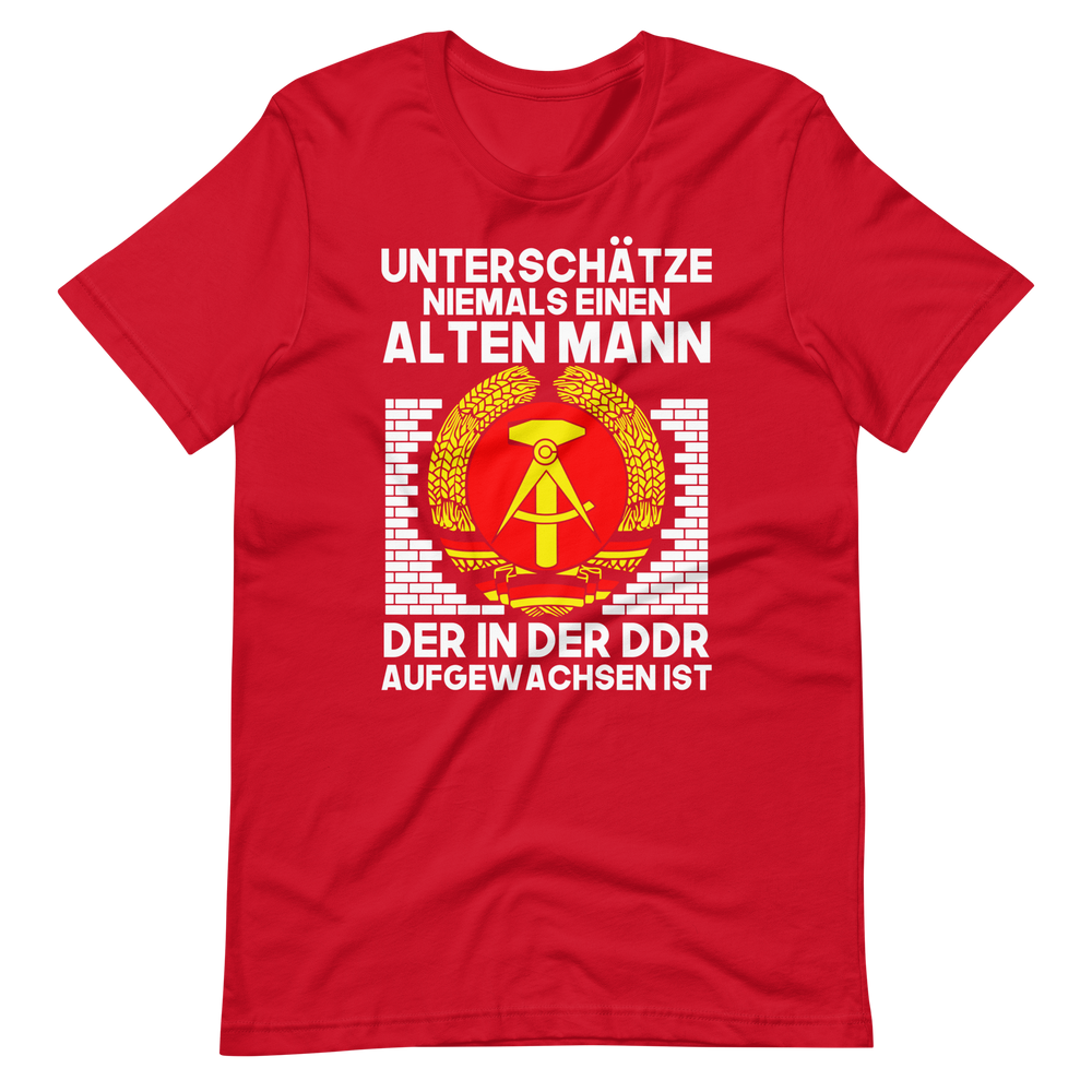 DDR Aufgewachsen T-Shirt - Ostalgie und Stolz vereint