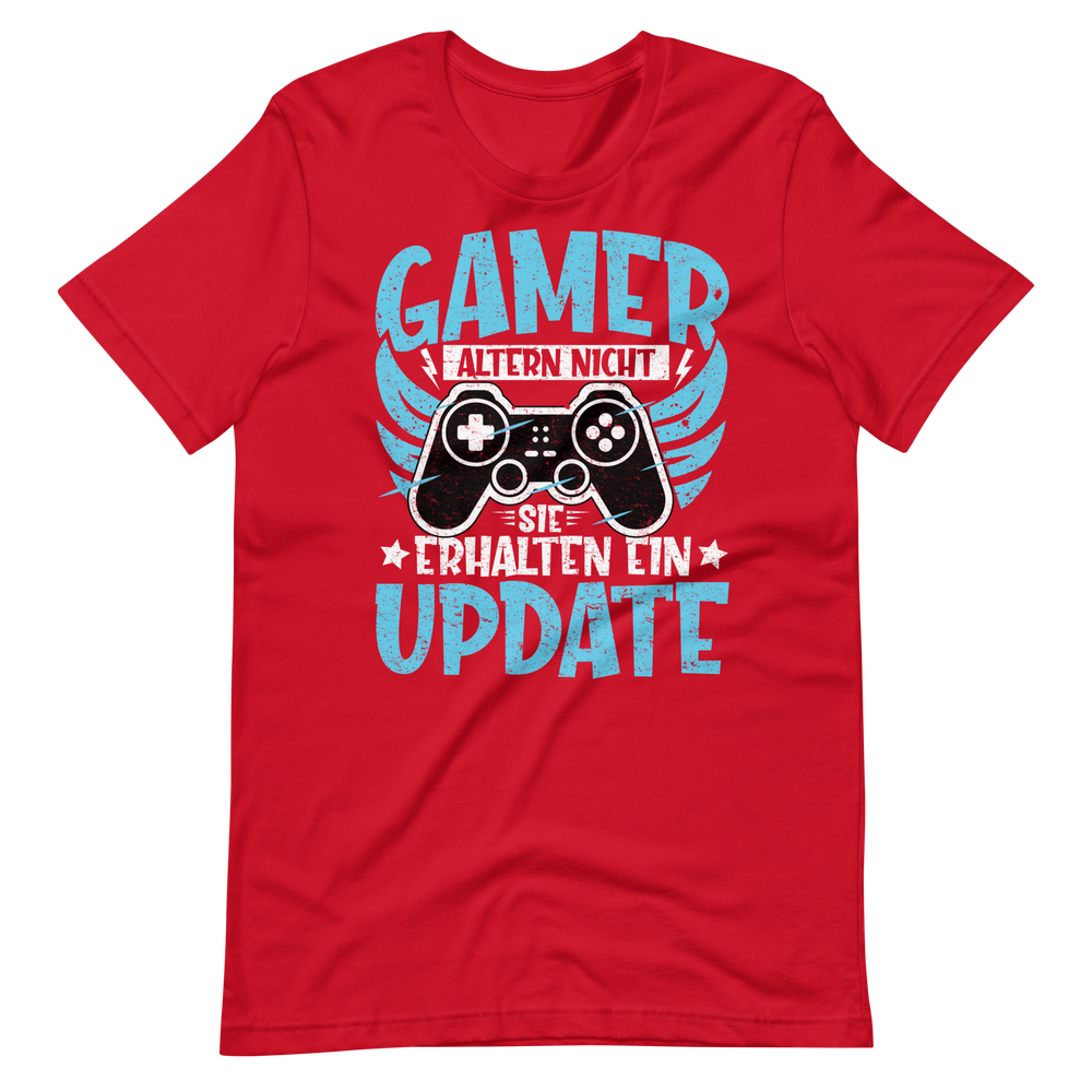 Gamer Altern Nicht, Sie Erhalten Ein Update - Gamer Shirt