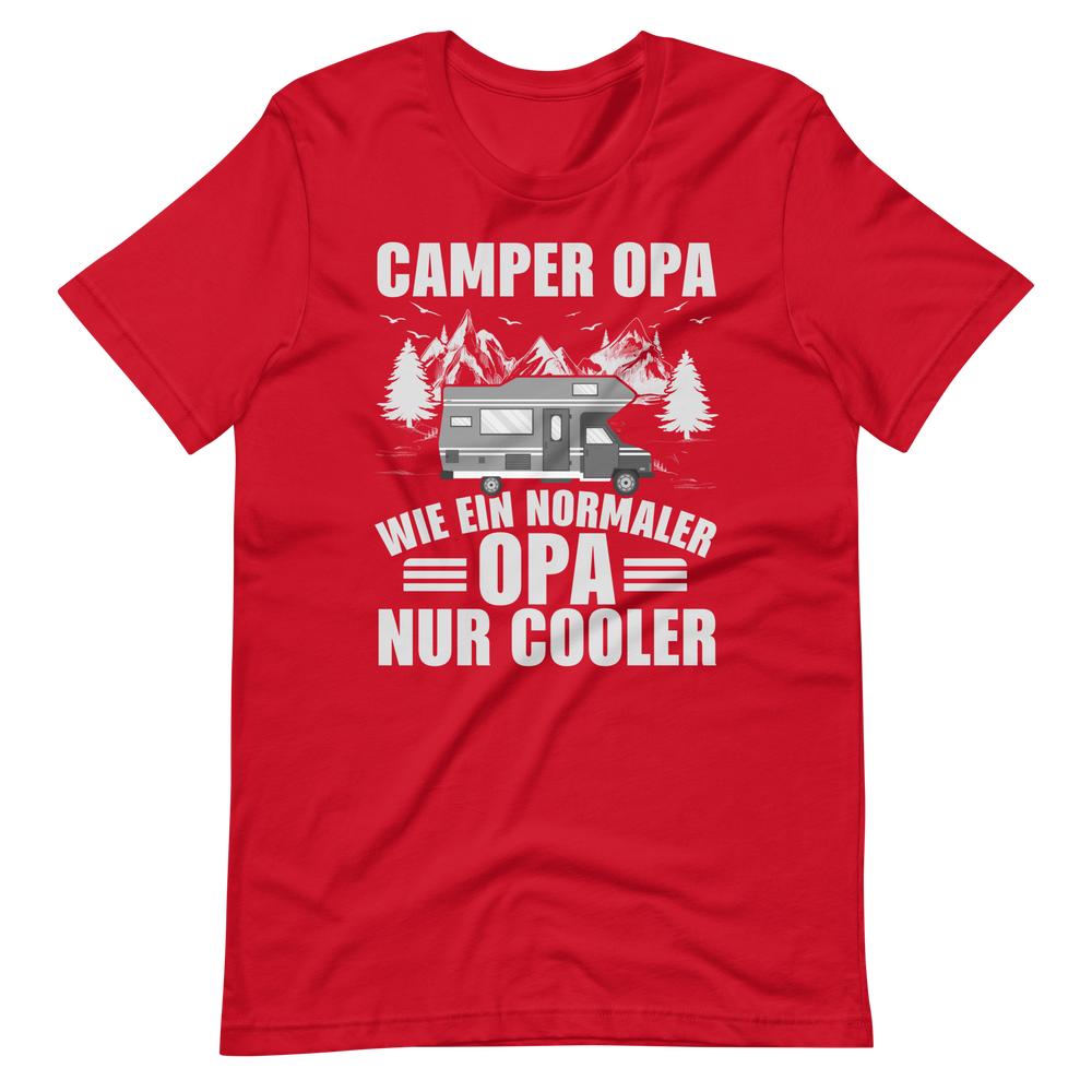 Camper Opa T-Shirt | Cooler Opa Camping Spruch Shirt