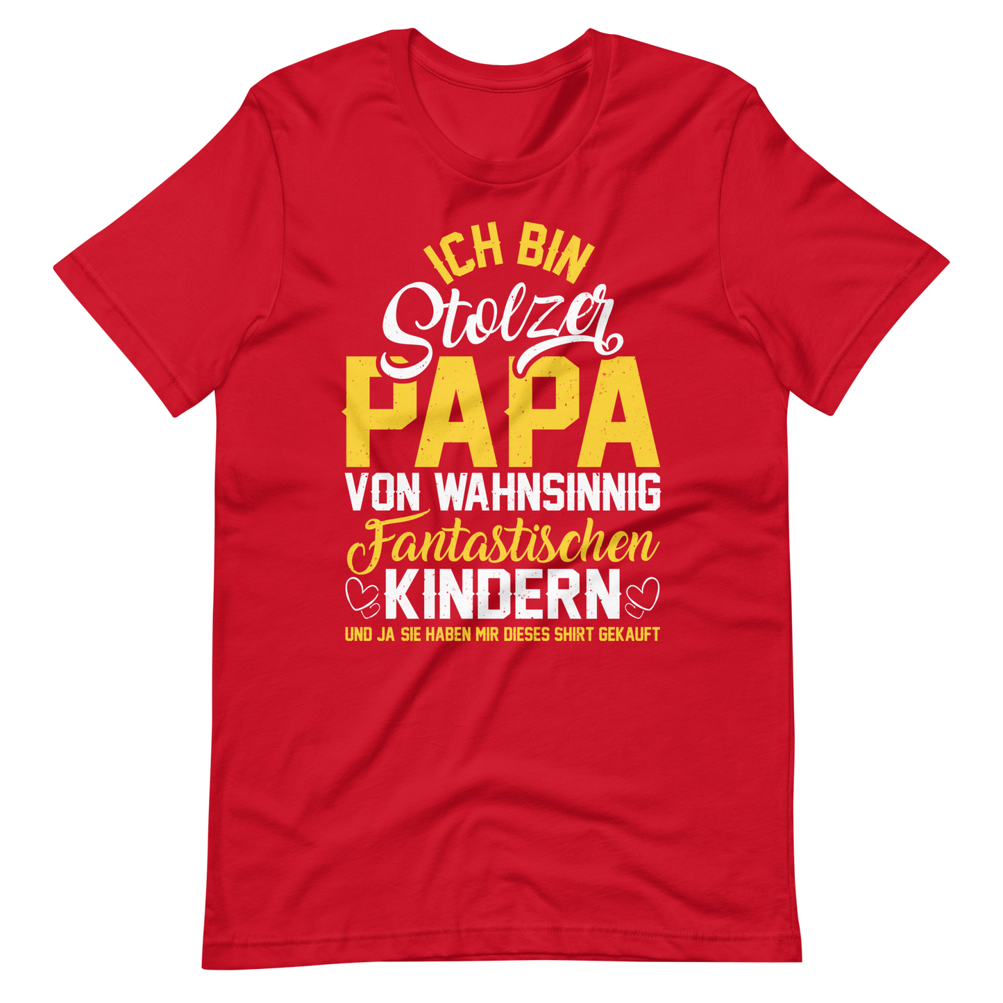 Stolzer Papa von fantastischen Kindern T-Shirt | Vatertagsgeschenk