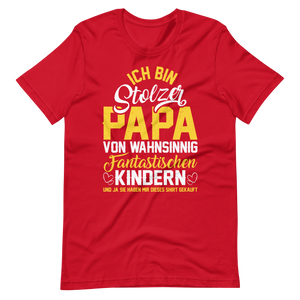 Stolzer Papa von fantastischen Kindern T-Shirt | Vatertagsgeschenk