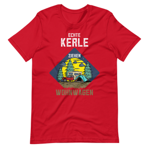 Kaufe jetzt mein T-Shirt "ECHTE Kerle ziehen Wohnwagen!"