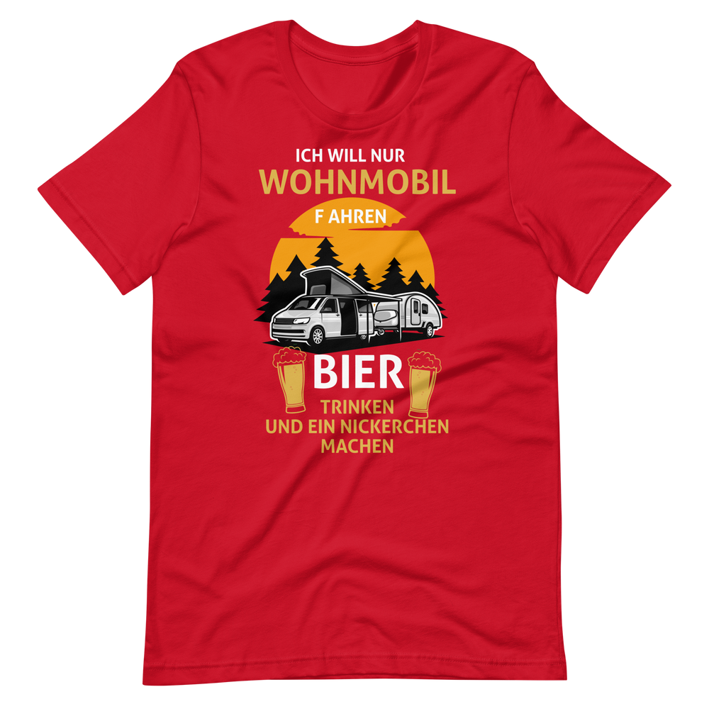 Kaufe jetzt mein T-Shirt "Campen, Bier, Nickerchen!"