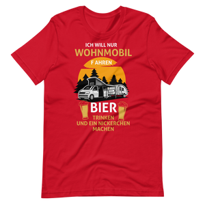 Kaufe jetzt mein T-Shirt "Campen, Bier, Nickerchen!"