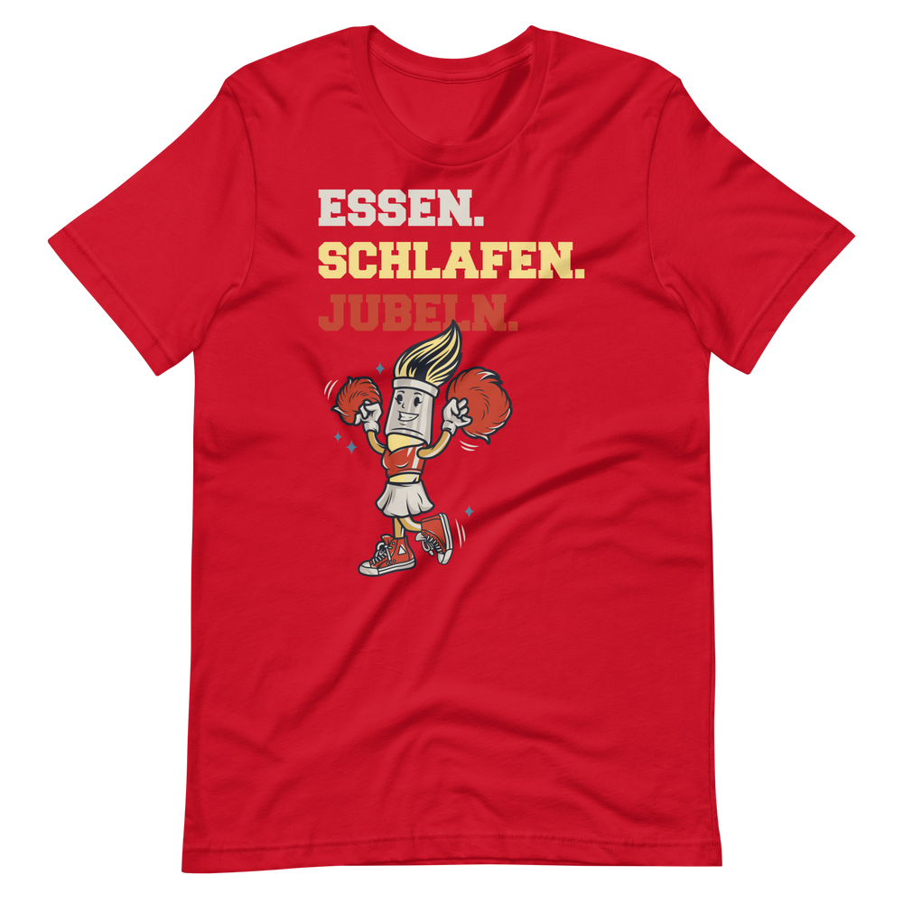 Essen Schlafen Jubeln - Cheerleading T-Shirt