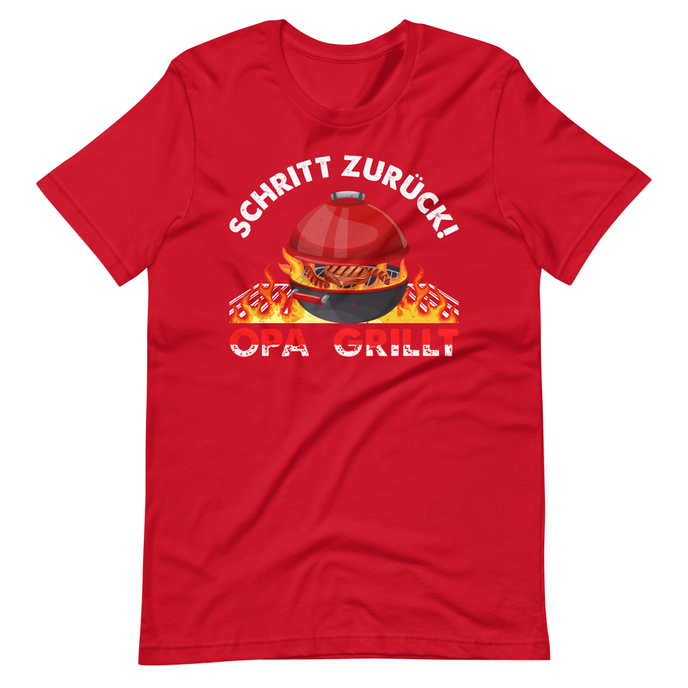 Schritt zurück! OPA grillt T-Shirt