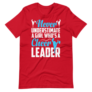 Cheerleader Shirt - Never Underestimate A Girl