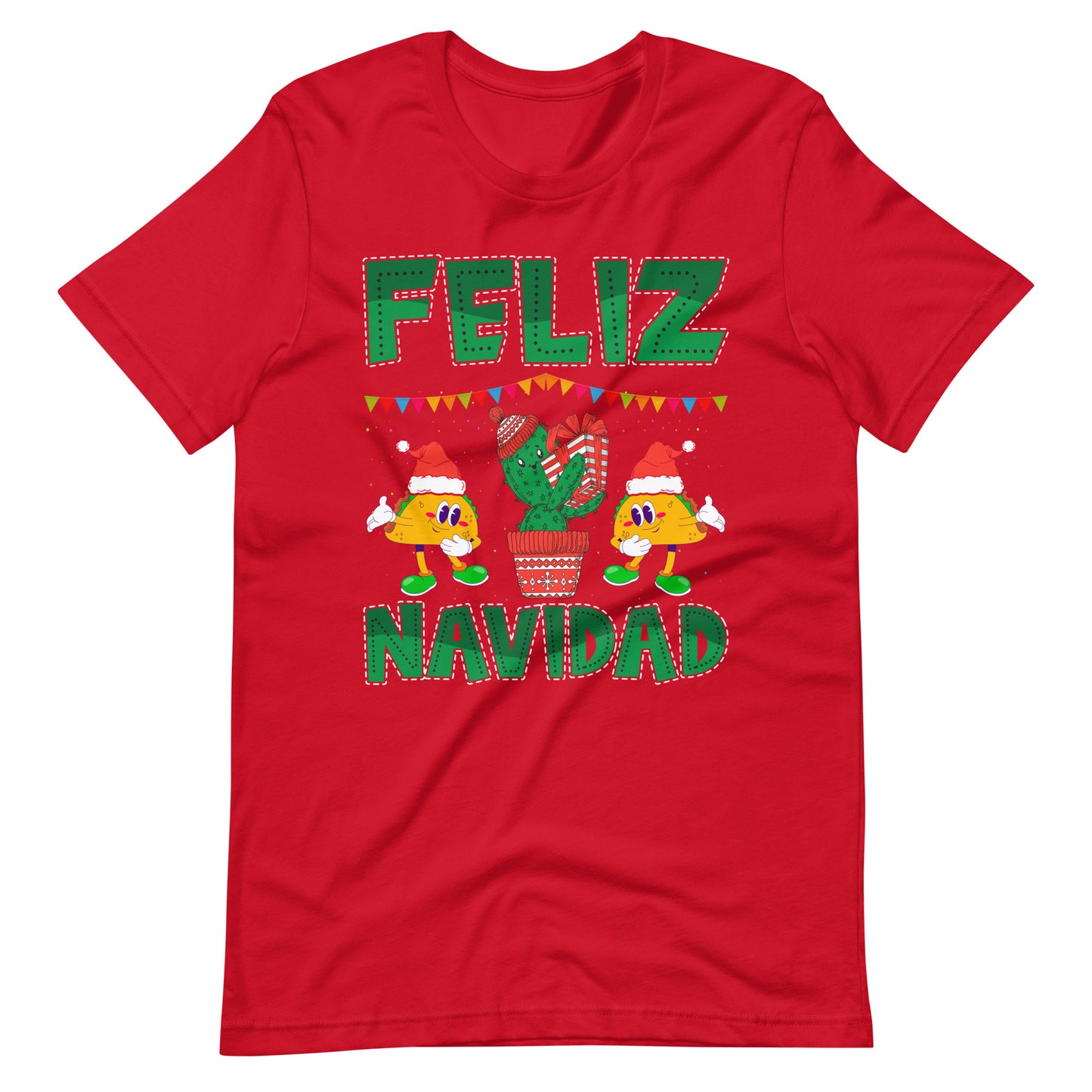 Frohe Weihnachten T-Shirt: Feliz Navidad, Merry Christmas