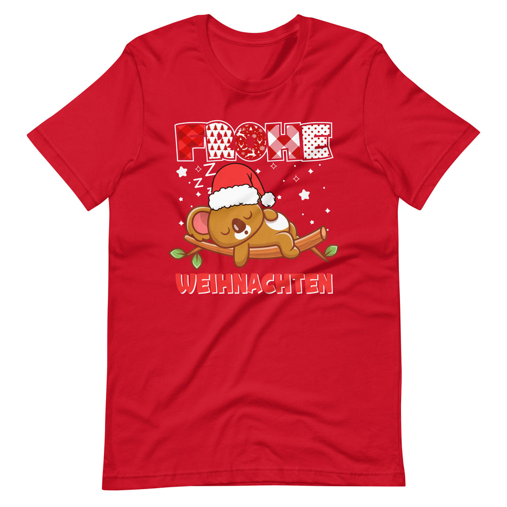 Frohe Weihnachten! Schlafmütze Design - Lustiges Weihnachtsshirt