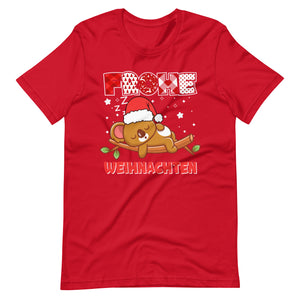 Frohe Weihnachten! Schlafmütze Design - Lustiges Weihnachtsshirt