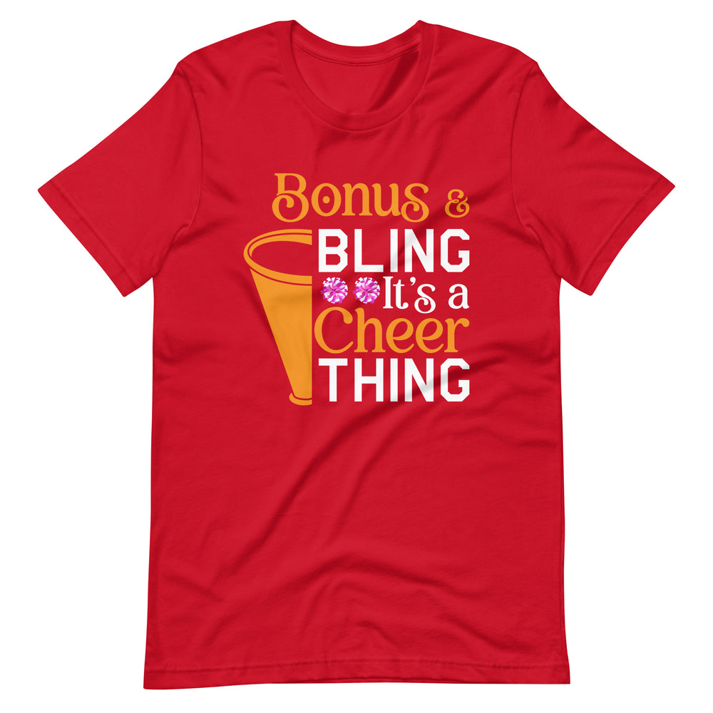 Bonus und Bling – Ein Muss für Cheerleader! Cheerleading T-Shirt