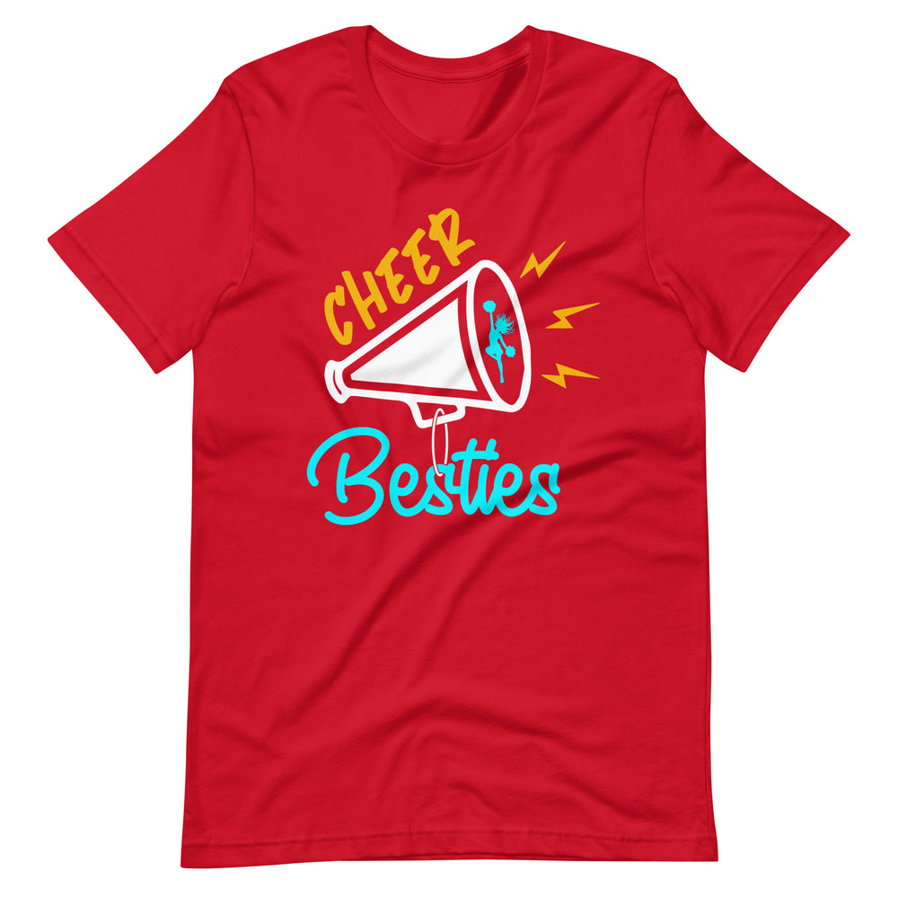 Unzertrennliche Bande: Cheer Besties T-Shirt für wahre Freundschaft!