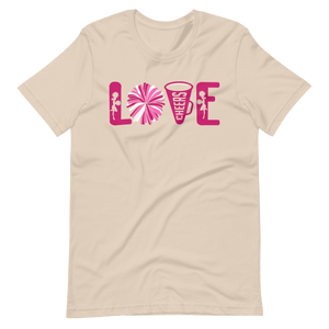 Love Cheerleading! T-Shirt für Damen und Mädchen