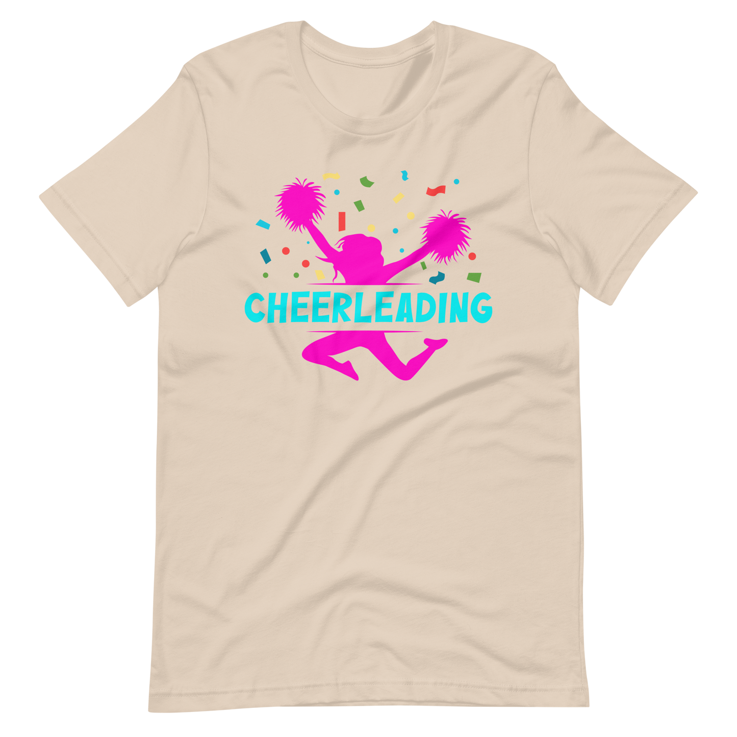 Cheerleading Pomms T-Shirt für Mädchen und Frauen