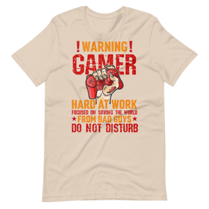 Gamer Hard at Work Shirt! Gaming T-Shirt Fun Gamer Gamelover Funny Working