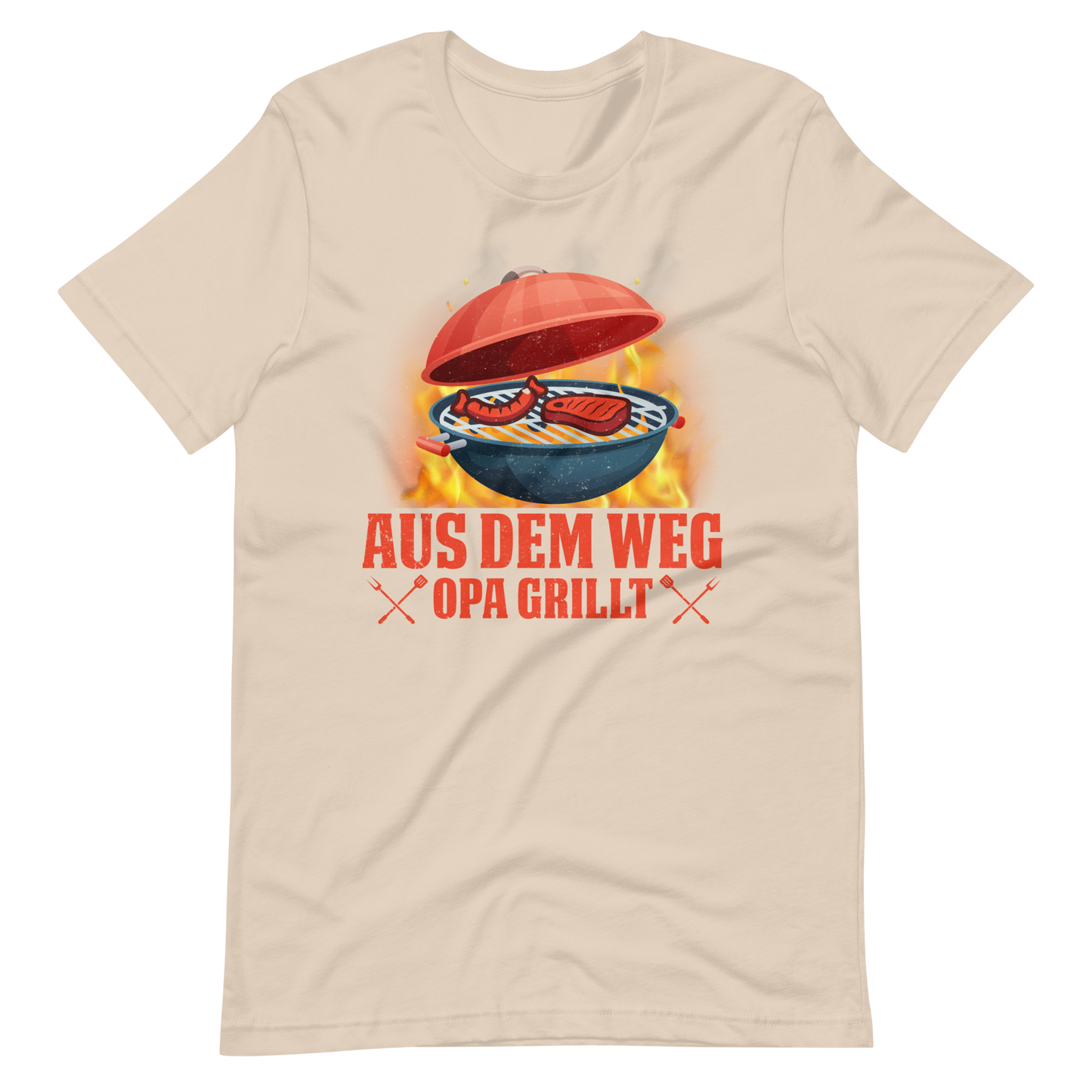 Lustiges Grill T-Shirt - OPA grillt!
