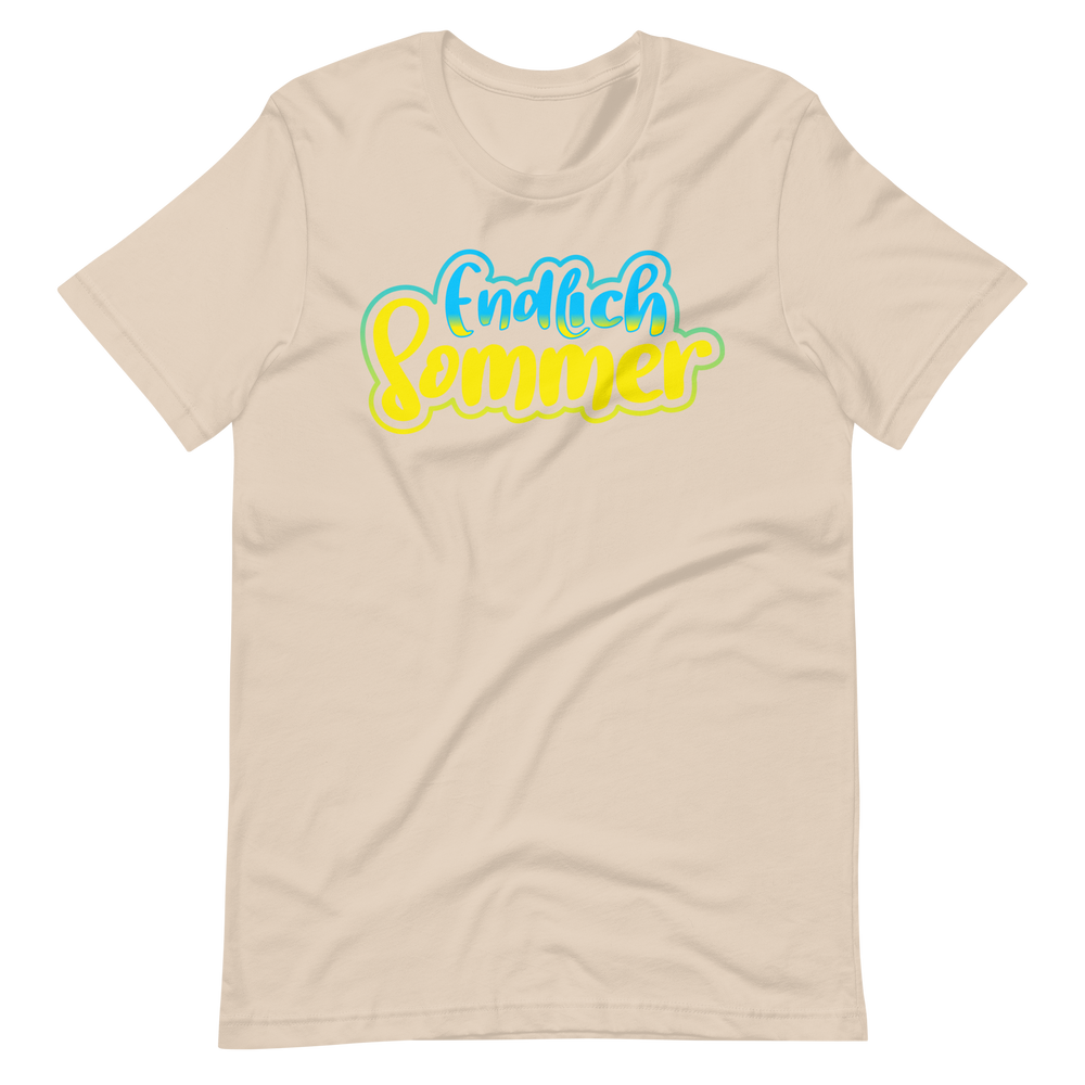 Trendiges T-Shirt "Endlich Sommer! Logo Style!" | Lässiger Look