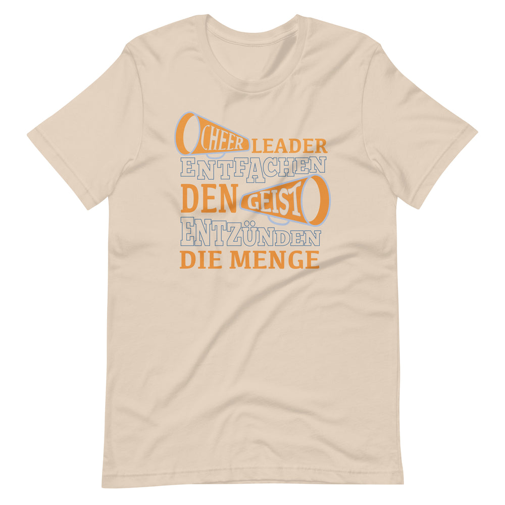 Cheerleader: Geist entfachen, Menge begeistern - Spruch T-Shirt