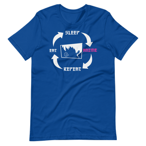 Eat, Sleep, Anime, Repeat! T-Shirt | Lustige Anime-Geschenke