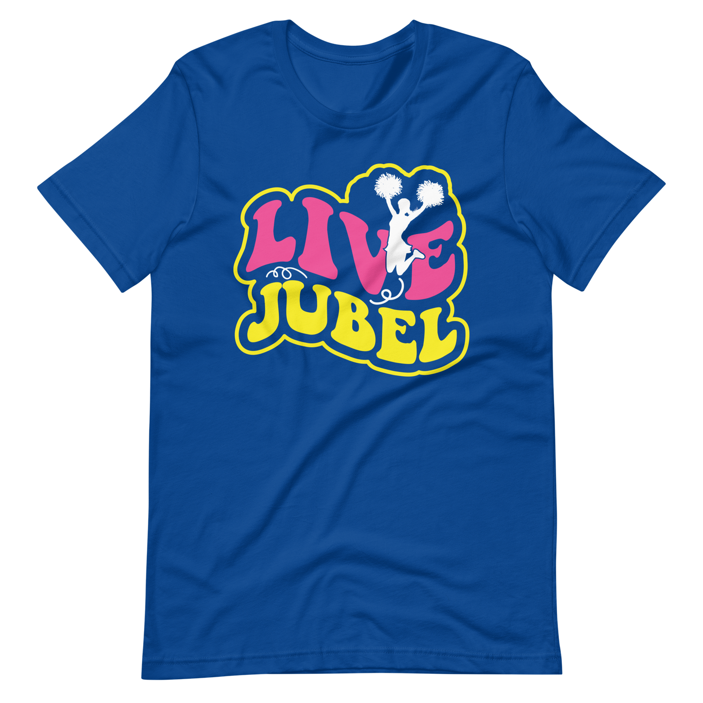 Live Jubel Cheer! T-Shirt für Damen und Mädchen