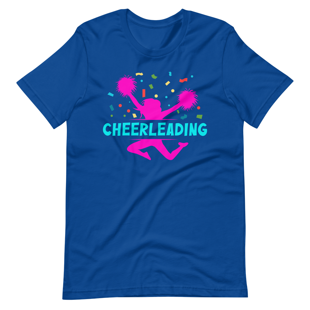 Cheerleading Pomms T-Shirt für Mädchen und Frauen