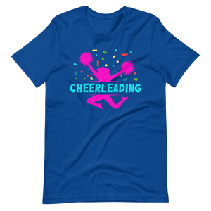 Cheerleading Pomms T-Shirt für Mädchen und Frauen