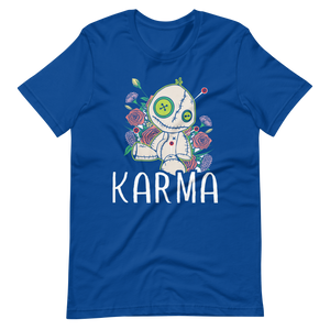 Karma Doll Logo! Einzigartiges T-Shirt für Frauen