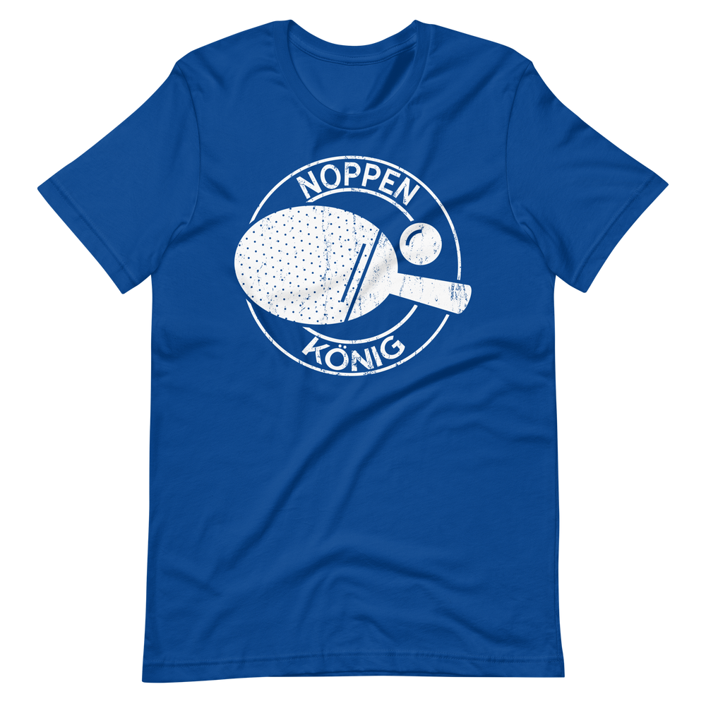 Noppen König T-Shirt - Coole Geschenkidee für Tischtennisfans