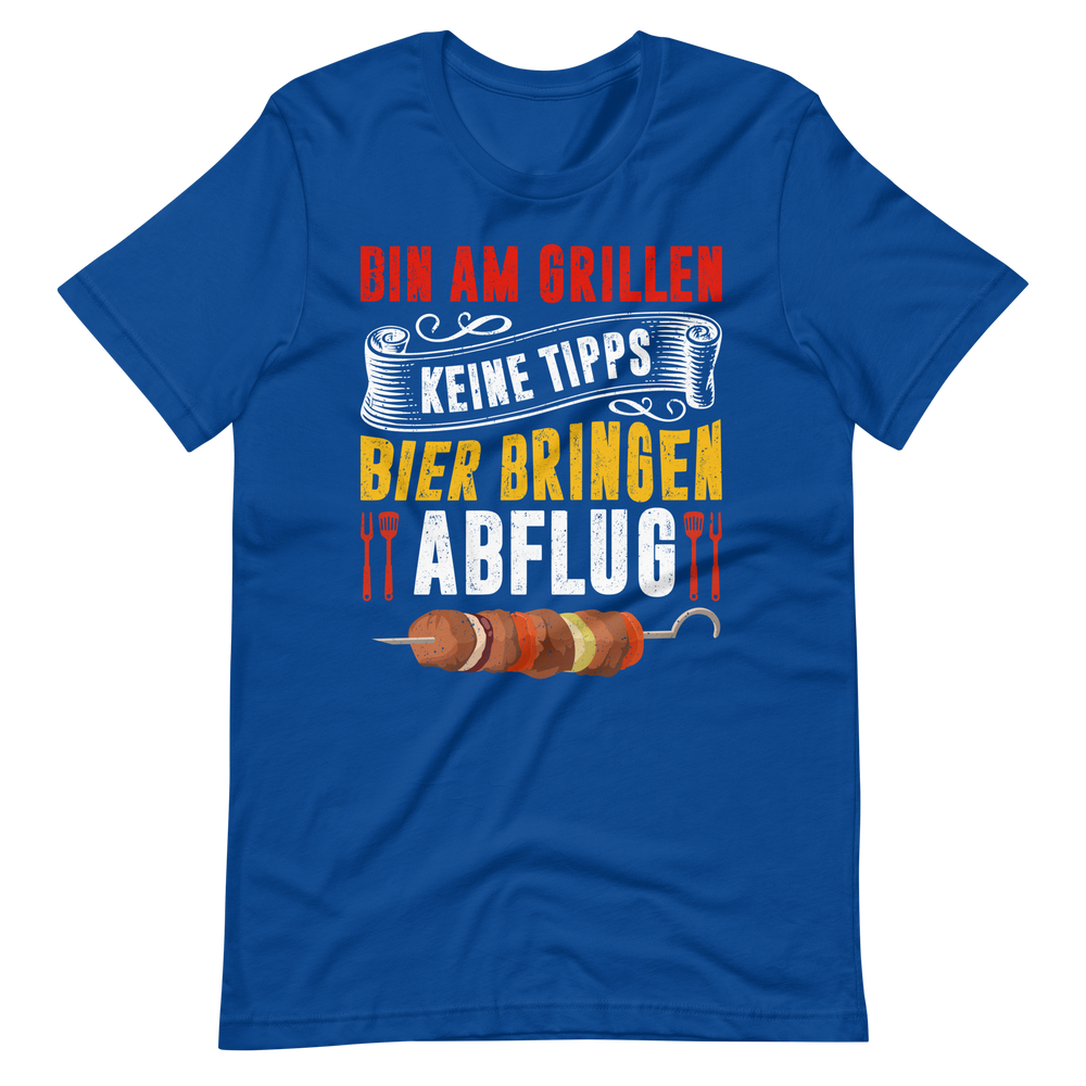 Bin am Grillen! Lustiges BBQ T-Shirt