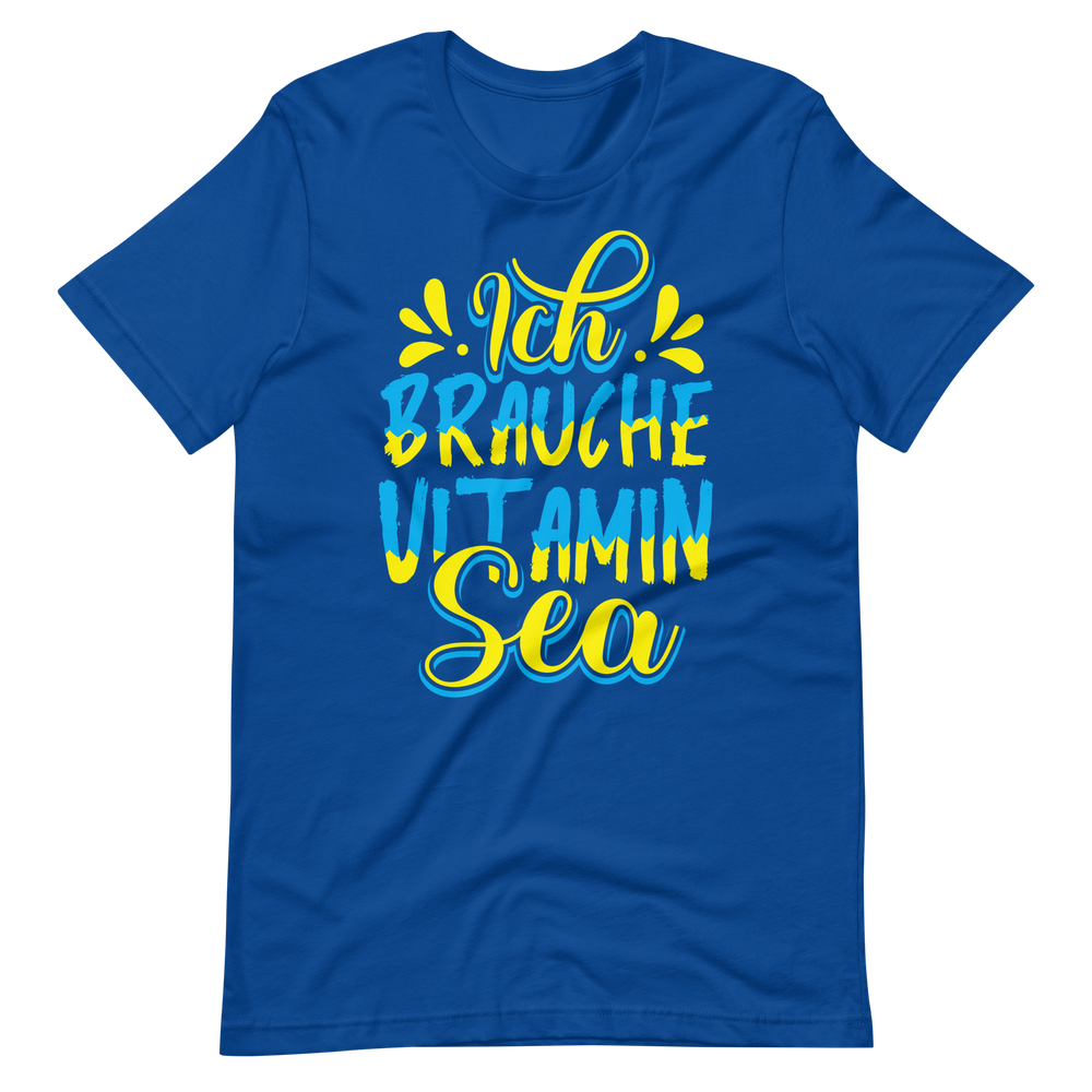 Lustiges T-Shirt "Vitamin SEA!" für Strandliebhaber | Baumwollqualität