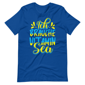 Lustiges T-Shirt "Vitamin SEA!" für Strandliebhaber | Baumwollqualität