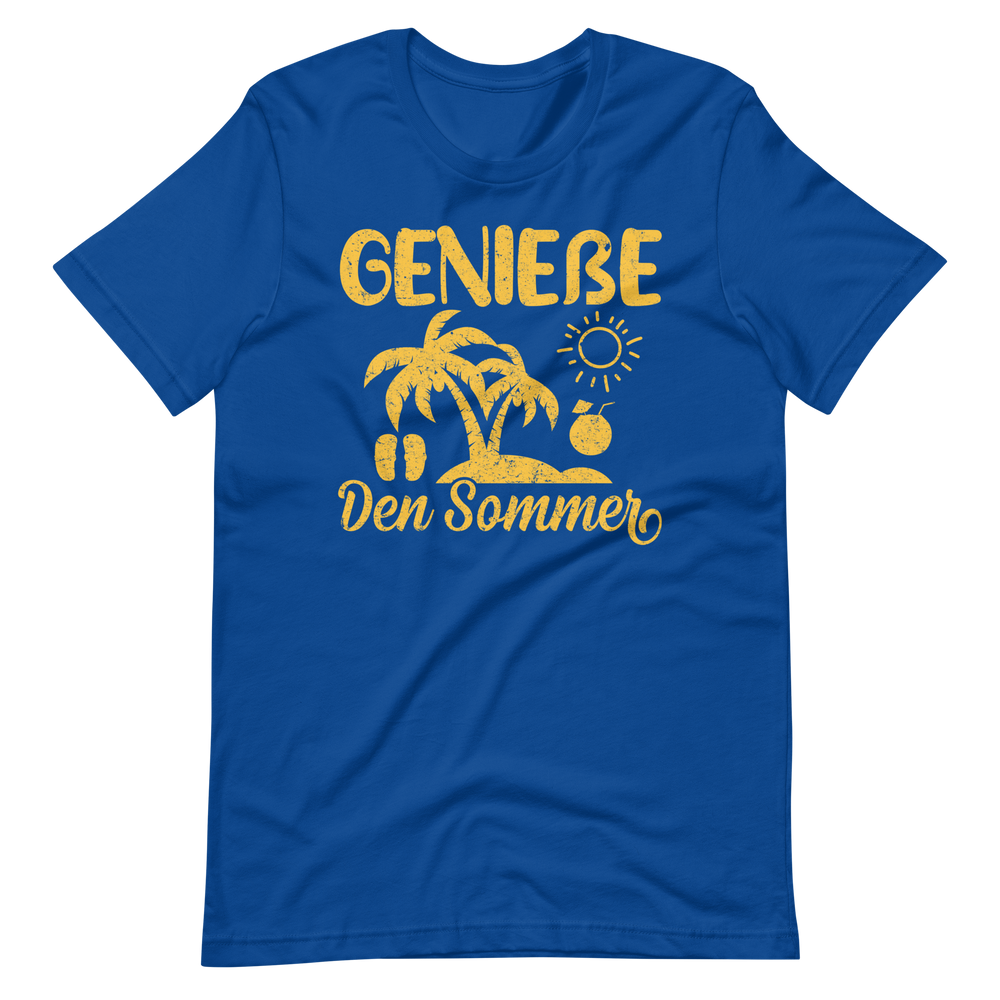 Sommer-T-Shirt "Genieße den Sommer!"