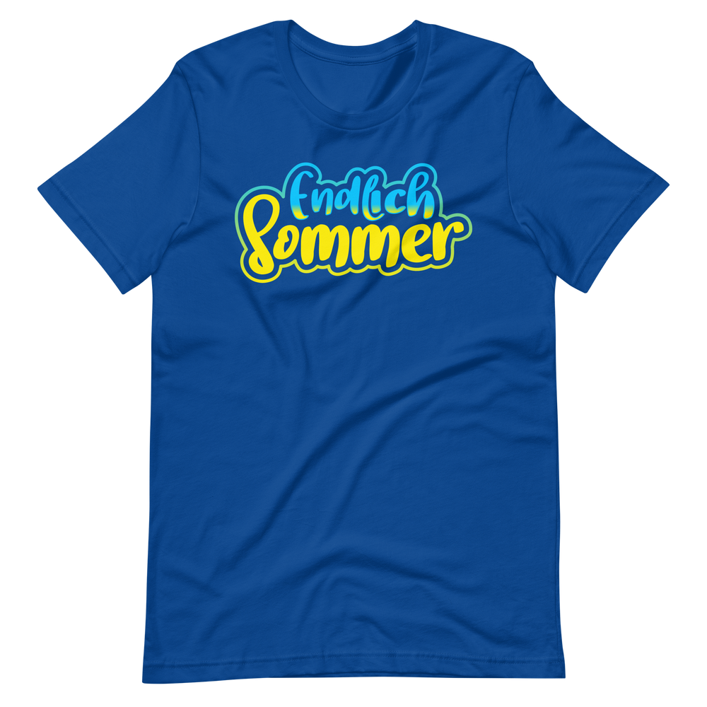 Trendiges T-Shirt "Endlich Sommer! Logo Style!" | Lässiger Look