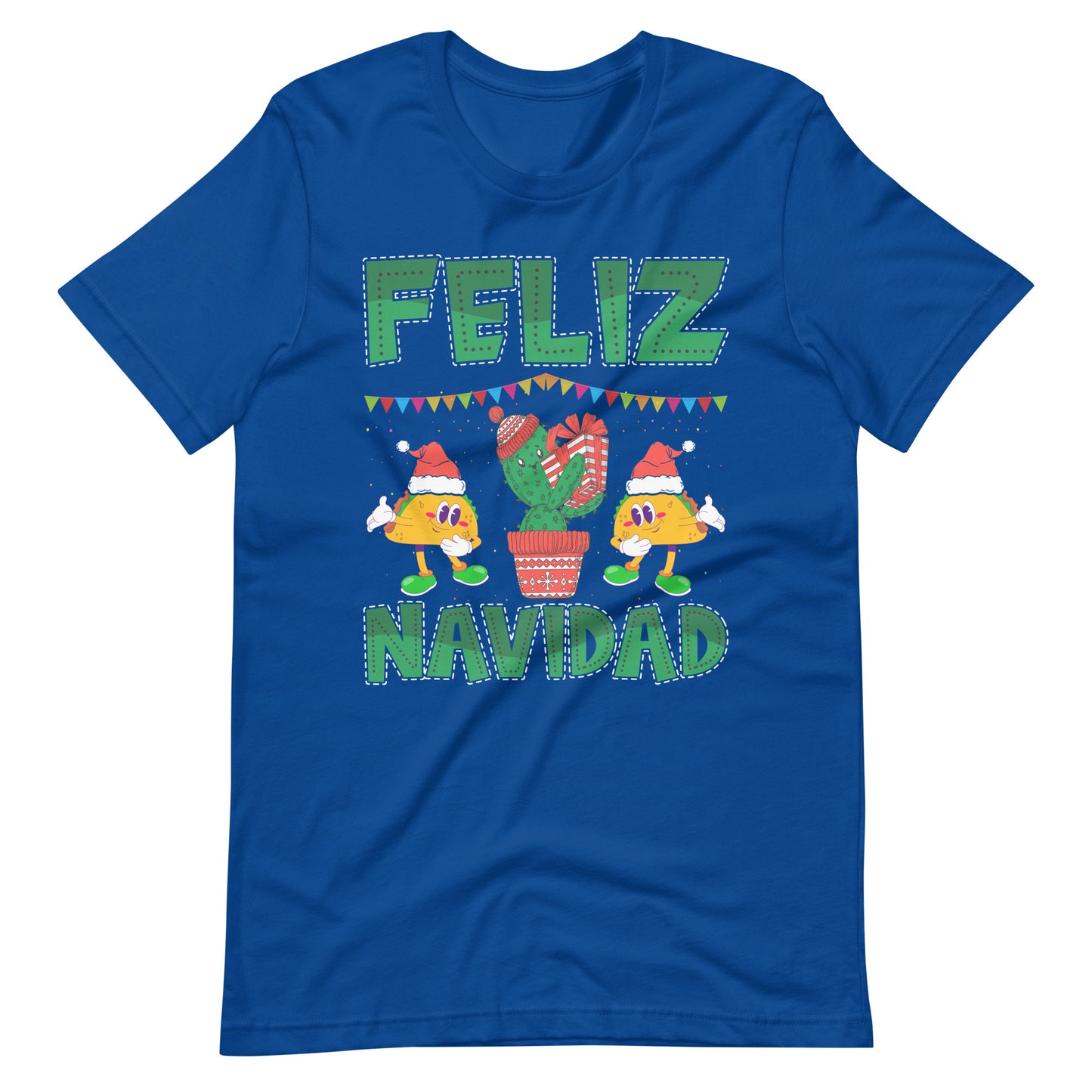 Frohe Weihnachten T-Shirt: Feliz Navidad, Merry Christmas