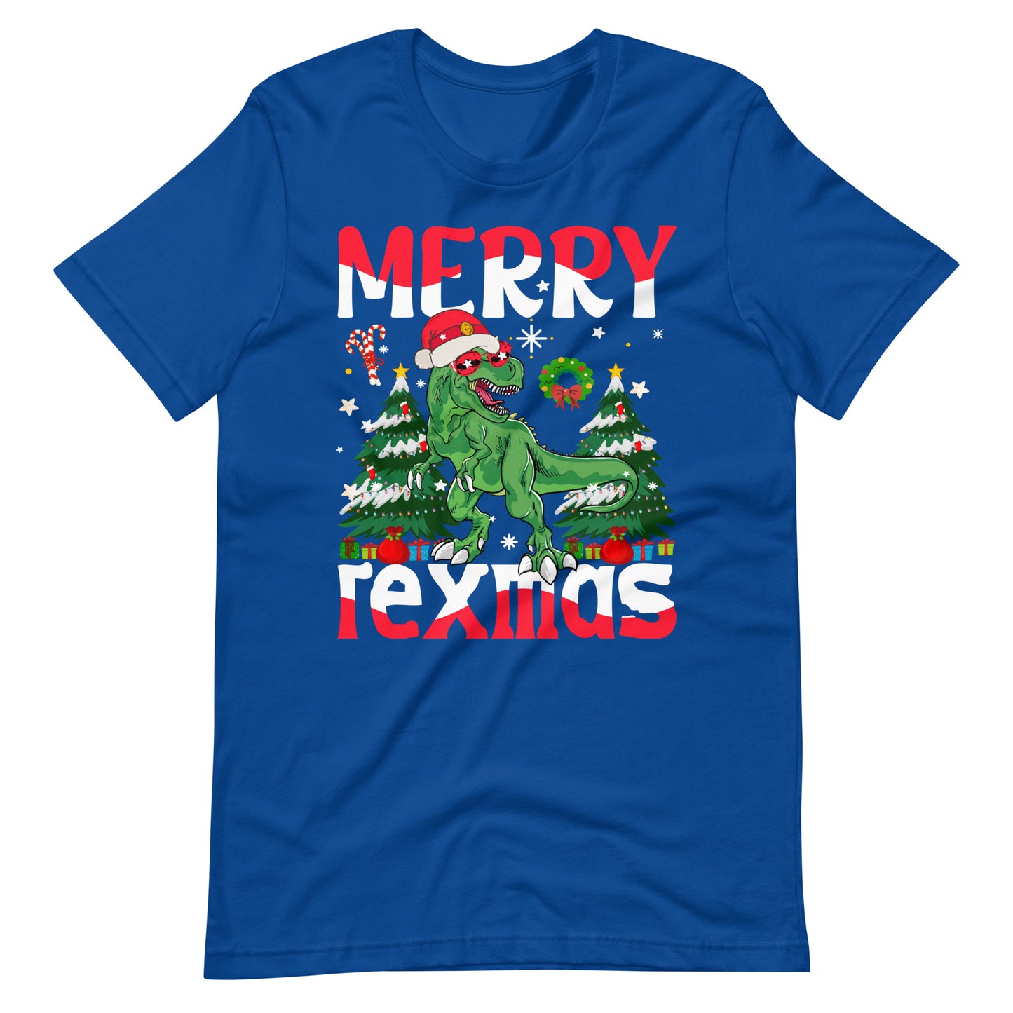Merry Rexmas Christmas - Dino Weihnachten T-Shirt