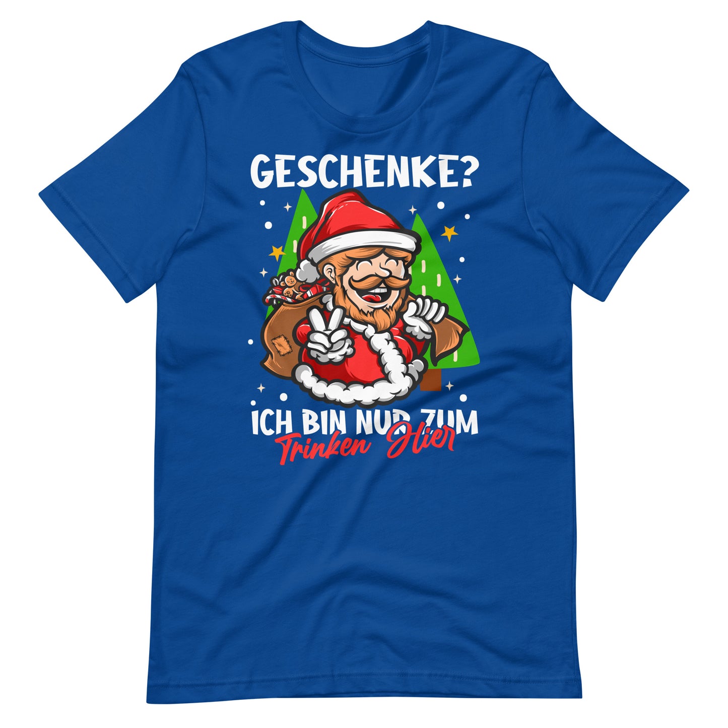 Weihnachten, hier nur zum Trinken! Lustiges Weihnachts-T-Shirt